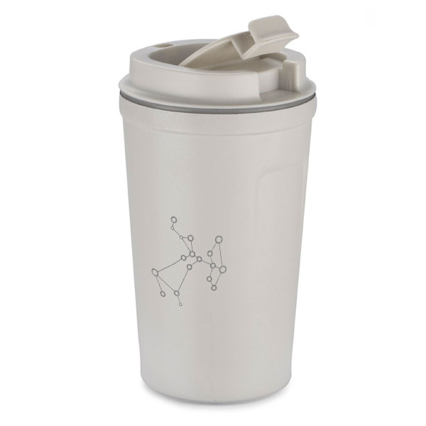 Cană termică din metal „Constelație zodiacală” cu semnul zodiacal ales (400ml)