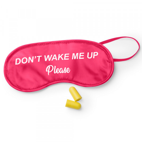 Mască de somn "Don't wake me up, please" Mască de somn "Don't wake me up, please"