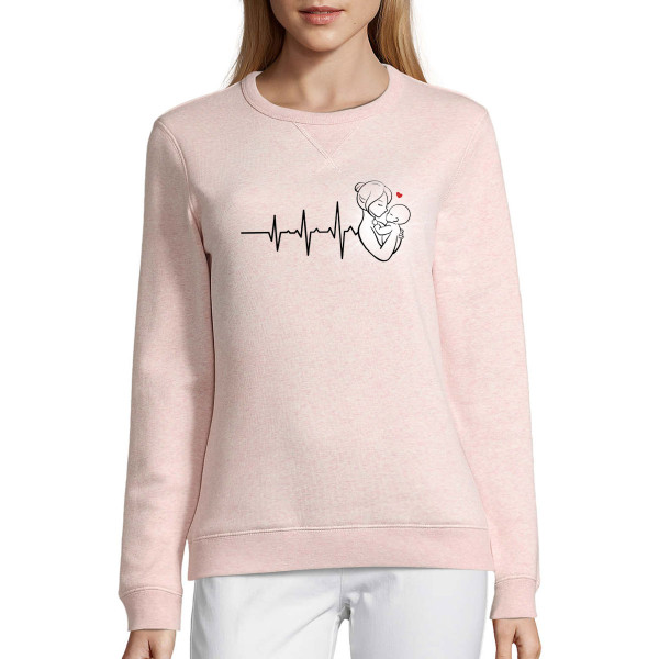 Tricou pastel „Sully” pentru femei "Inima mamei" Tricou pastel „Sully” pentru femei "Inima mamei"