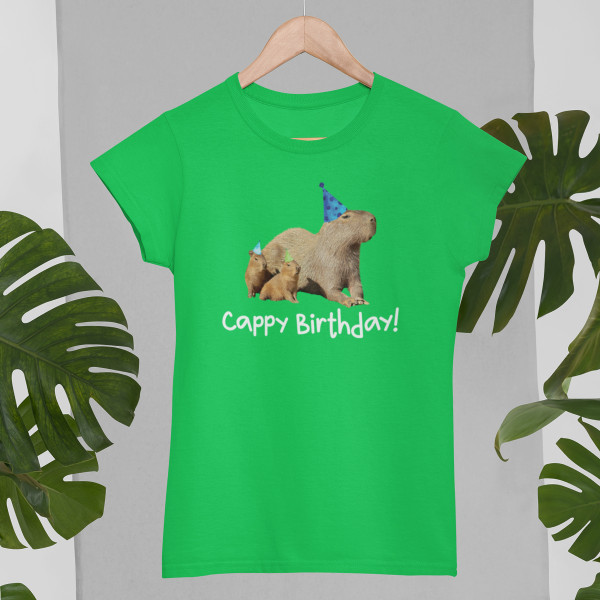 Tricou pentru femei "Cappy birthday"