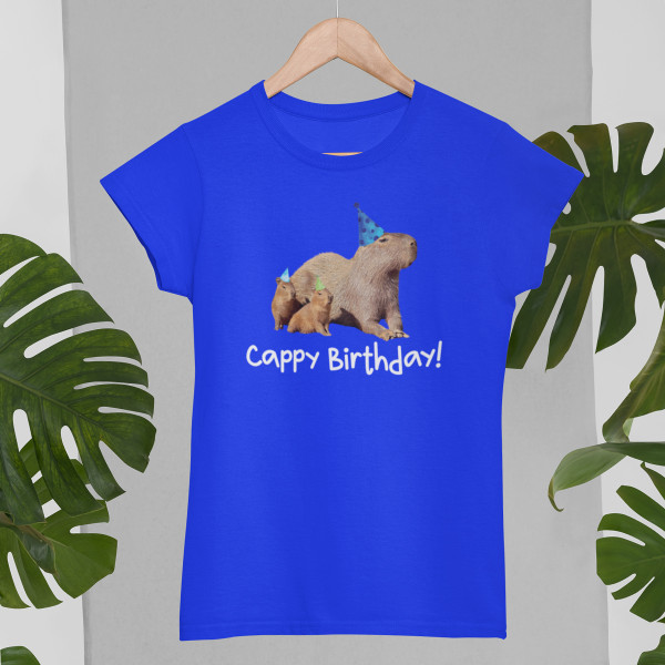 Tricou pentru femei "Cappy birthday"