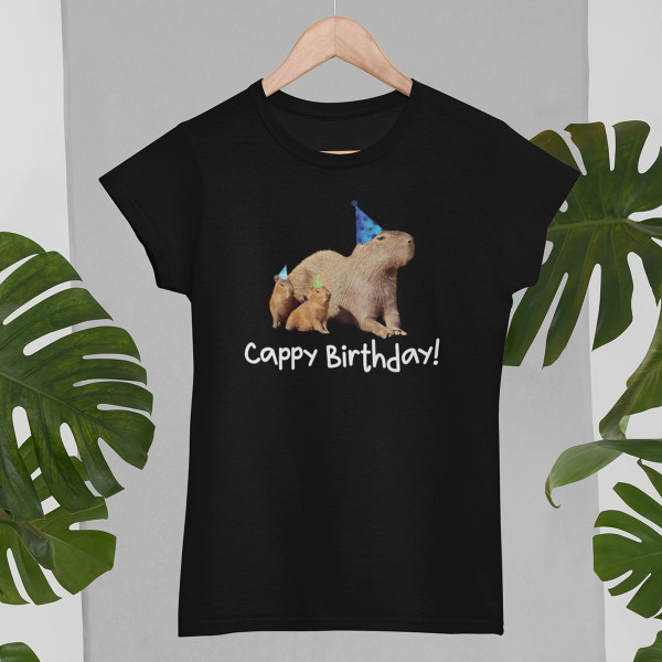 Tricou pentru femei "Cappy birthday"