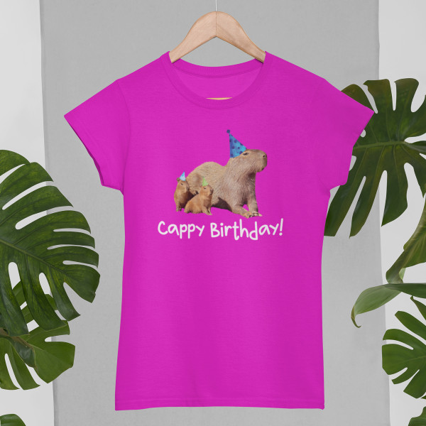 Tricou pentru femei "Cappy birthday"