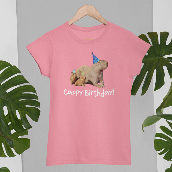 Tricou pentru femei "Cappy birthday"