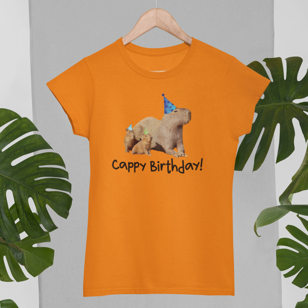 Tricou pentru femei "Cappy birthday"