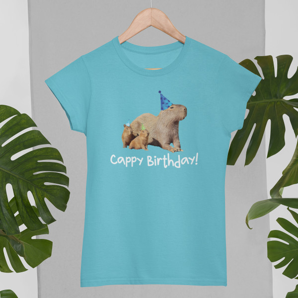Tricou pentru femei "Cappy birthday"
