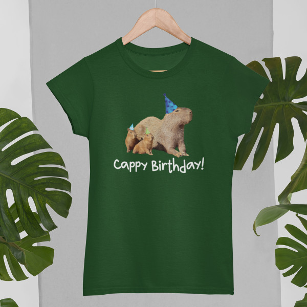 Tricou pentru femei "Cappy birthday"