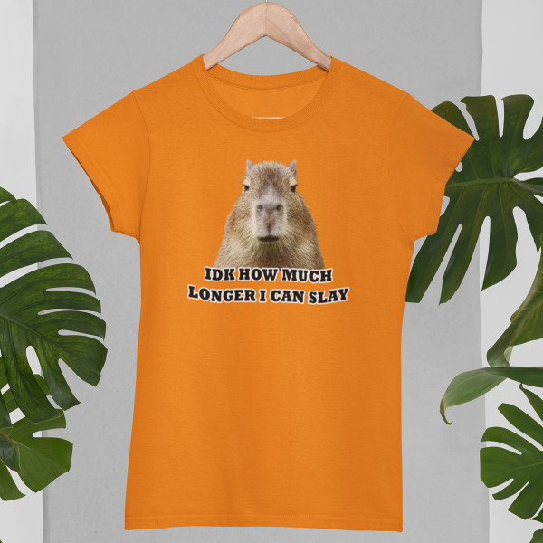 Tricou pentru femei "Idk how much longer"