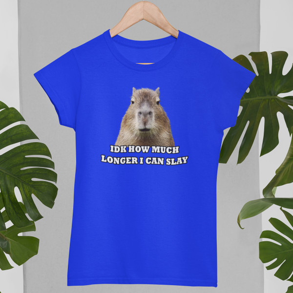 Tricou pentru femei "Idk how much longer"