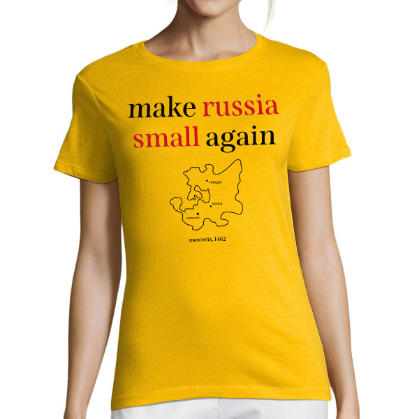  Tricou pentru femei "Make Russia small again"