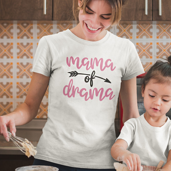 Tricouri pentru femei "Mama of drama" Tricouri pentru femei "Mama of drama"