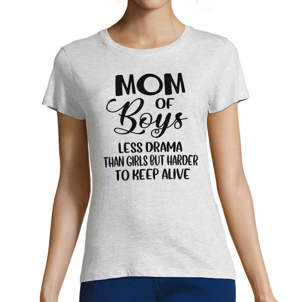 Tricouri pentru femei "Mom of boys"