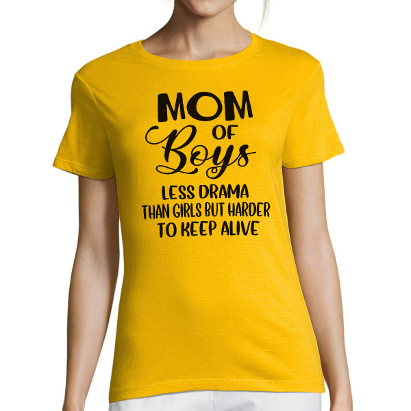 Tricouri pentru femei "Mom of boys"