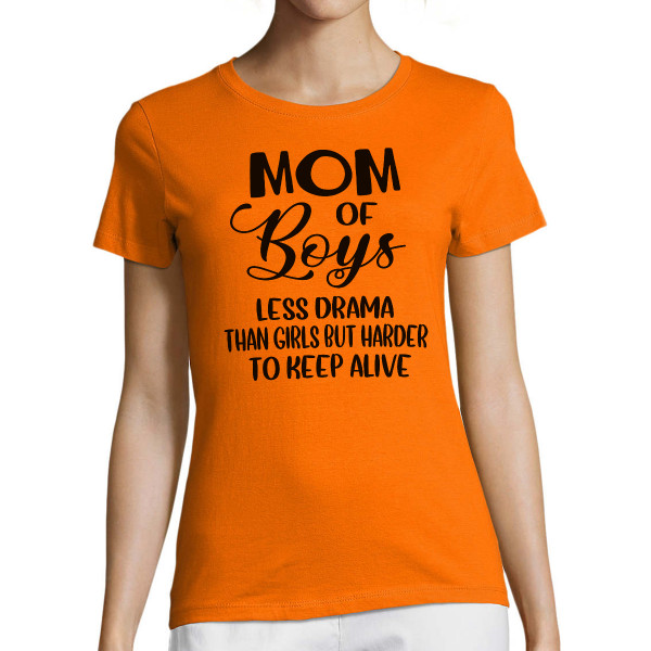 Tricouri pentru femei "Mom of boys"