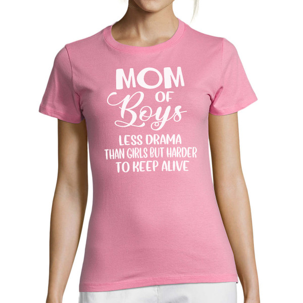 Tricouri pentru femei "Mom of boys"