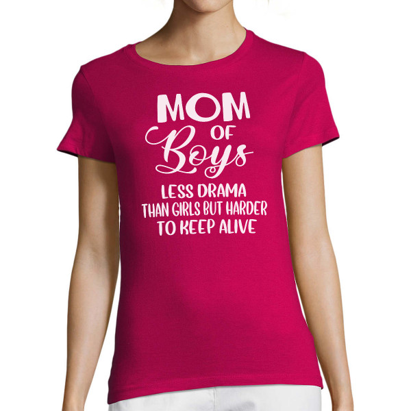Tricouri pentru femei "Mom of boys"