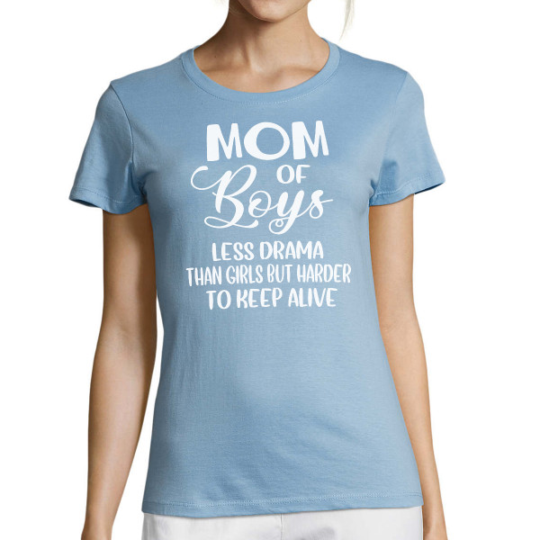 Tricouri pentru femei "Mom of boys"