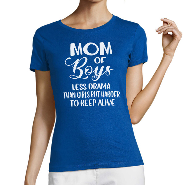 Tricouri pentru femei "Mom of boys"