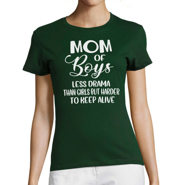 Tricouri pentru femei "Mom of boys"