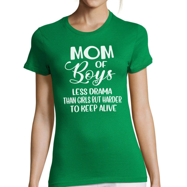Tricouri pentru femei "Mom of boys"