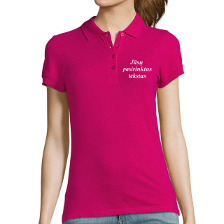 Tricou polo pentru femei cu propriul text