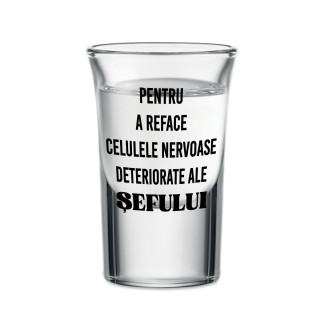 Pahar de shot "Șef", 30ml