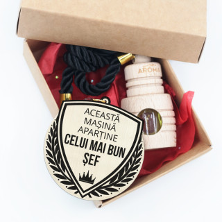 Parfum de mașină "Cel mai bun șef"