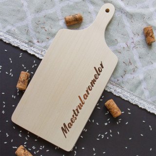 Placă de tăiat cu mâner "Maestrul aromelor" (30cm)