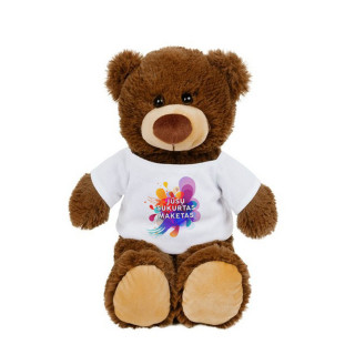 Ursuleț de pluș „Bernie” cu design personalizat (25cm)