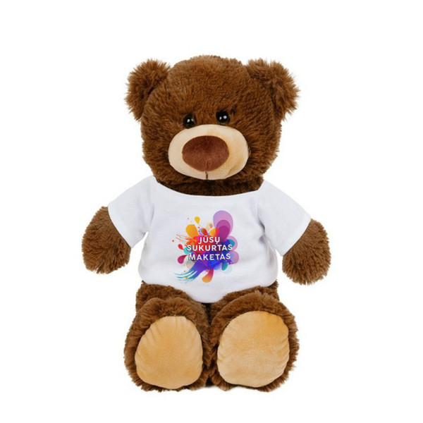 Ursuleț de pluș „Bernie” cu design personalizat (25cm) Ursuleț de pluș „Bernie” cu design personalizat (25cm)