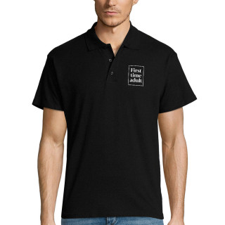 Tricou polo "First time adult"