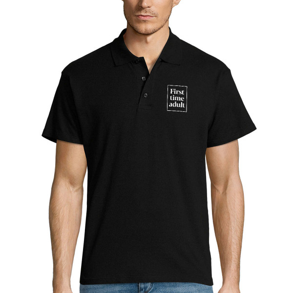 Tricou polo "First time adult" Tricou polo "First time adult"