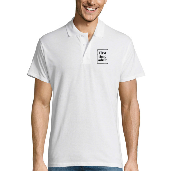 Tricou polo "First time adult" Tricou polo "First time adult"