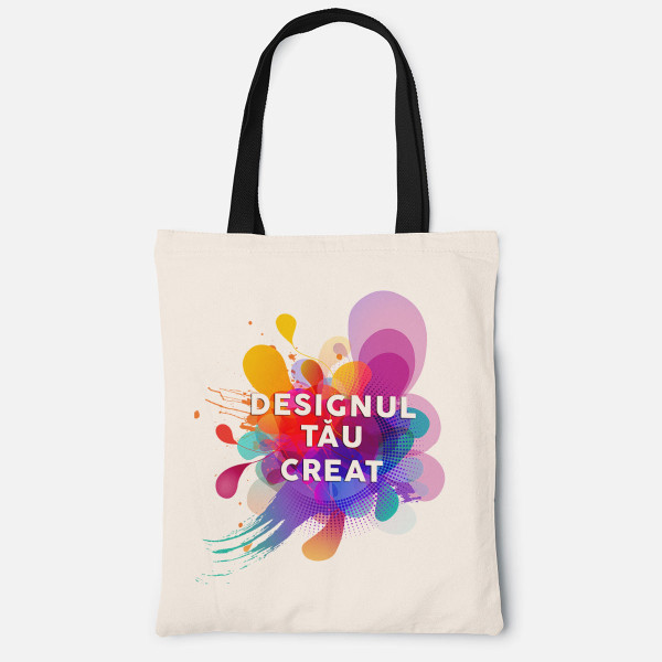 Pungă din material textil cu design personalizat Pungă din material textil cu design personalizat