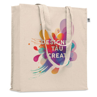 Pungă XL din bumbac organic cu designul tău personalizat