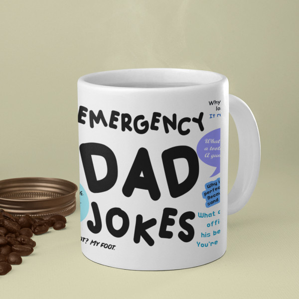 Cană "Emergency dad jokes" Cană "Emergency dad jokes"