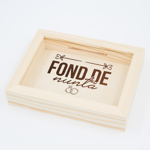 Ramă - pușculiță "Fond de nuntă" Ramă - pușculiță "Fond de nuntă"
