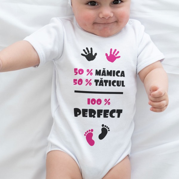 Salopetă pentru copii „Fata perfectă 100%“