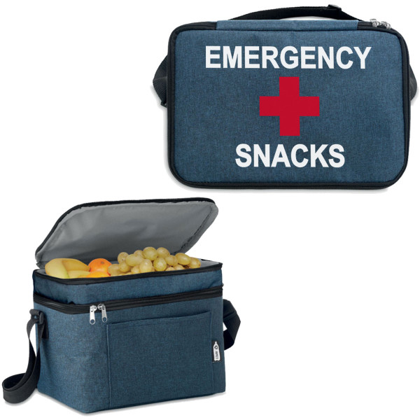 Geantă frigorifică cu două compartimente "Emergency snacks"