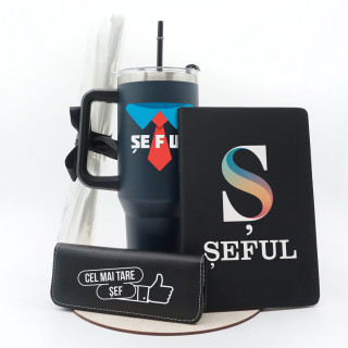 Set cadou "Cel mai cool șef" Set cadou "Cel mai cool șef"