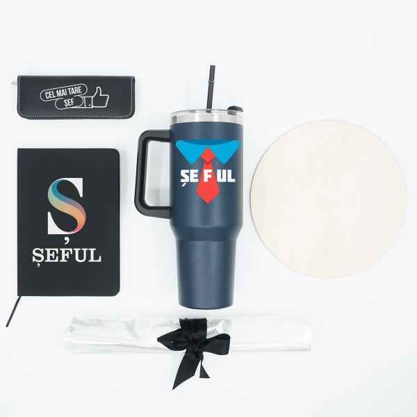 Set cadou "Cel mai cool șef"