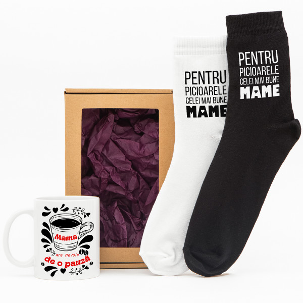 Set cadou "Mama are nevoie de o pauză“ Set cadou "Mama are nevoie de o pauză“