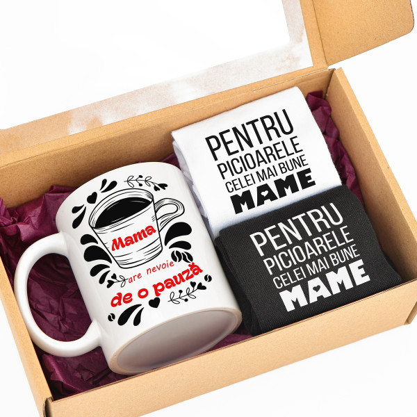 Set cadou "Mama are nevoie de o pauză“ Set cadou "Mama are nevoie de o pauză“