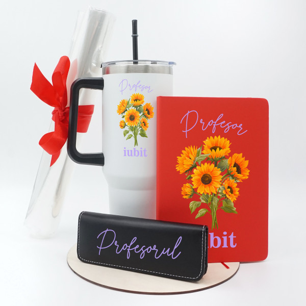 Set cadou "Profesor iubit"