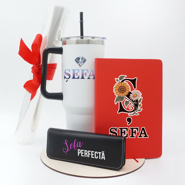 Set cadou premium "Șefa perfectă"