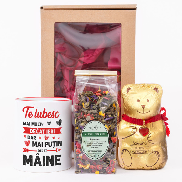 Set cadou "Te iubesc mai mult" Set cadou "Te iubesc mai mult"
