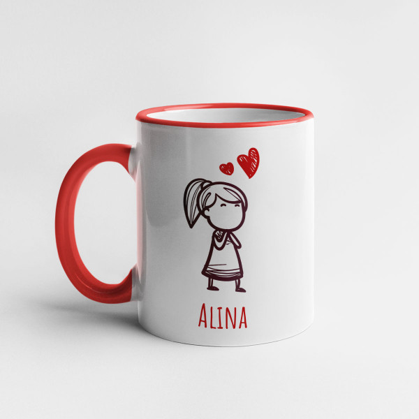 Set de căni pentru cuplu „In love” cu numele alese de dvs. Set de căni pentru cuplu „In love” cu numele alese de dvs.