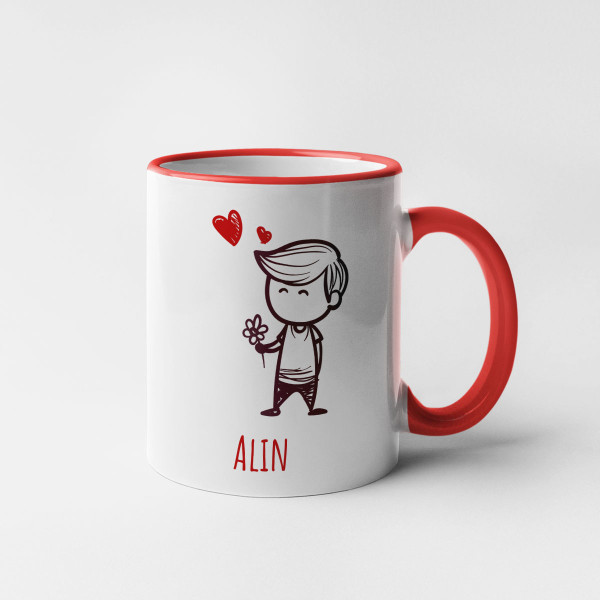 Set de căni pentru cuplu „In love” cu numele alese de dvs. Set de căni pentru cuplu „In love” cu numele alese de dvs.