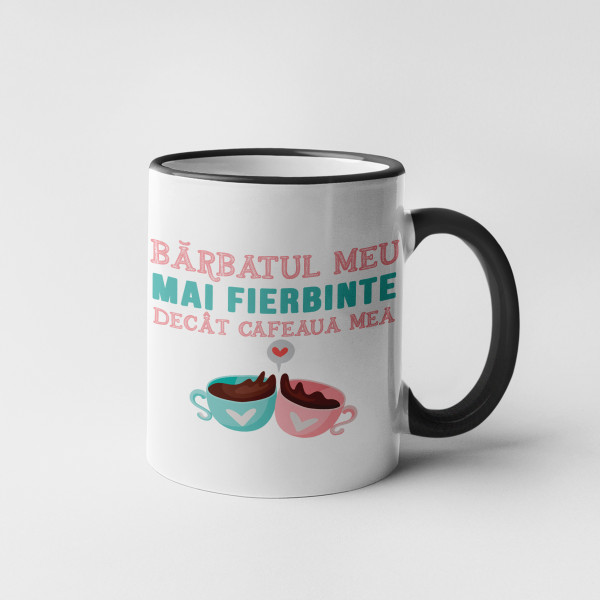 Set de căni pentru cupluri „Dragostea e ca cafeaua”