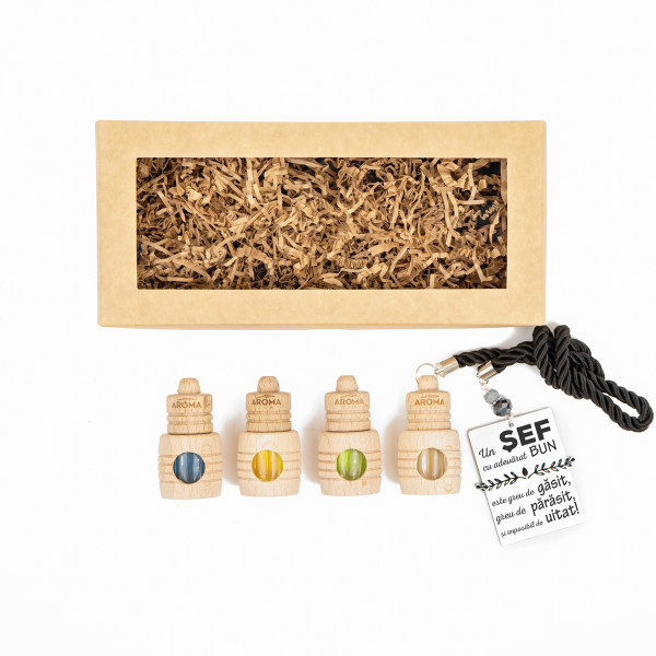 Set de parfumuri pentru mașină „Un șef bun este greu de găsit" Set de parfumuri pentru mașină „Un șef bun este greu de găsit"